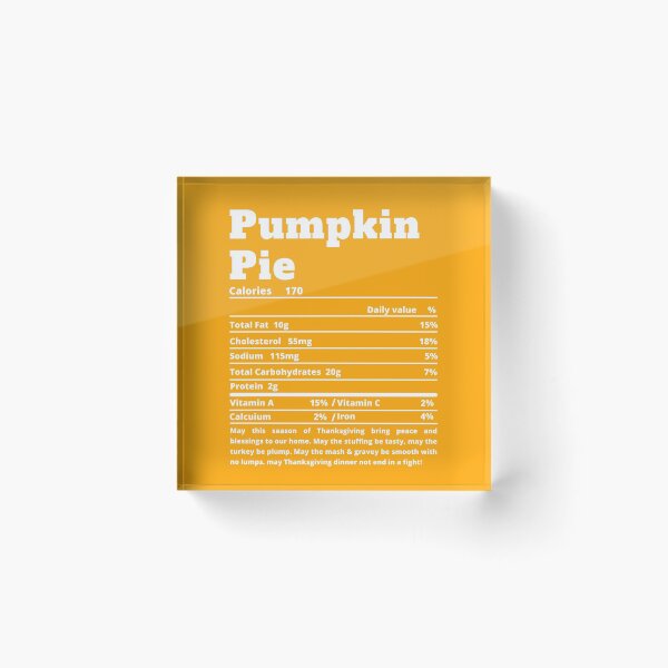 Item preview, Pumpkin Pie Nutritional Facts Funny Thanksgiving Food designed and sold by MoMasry.