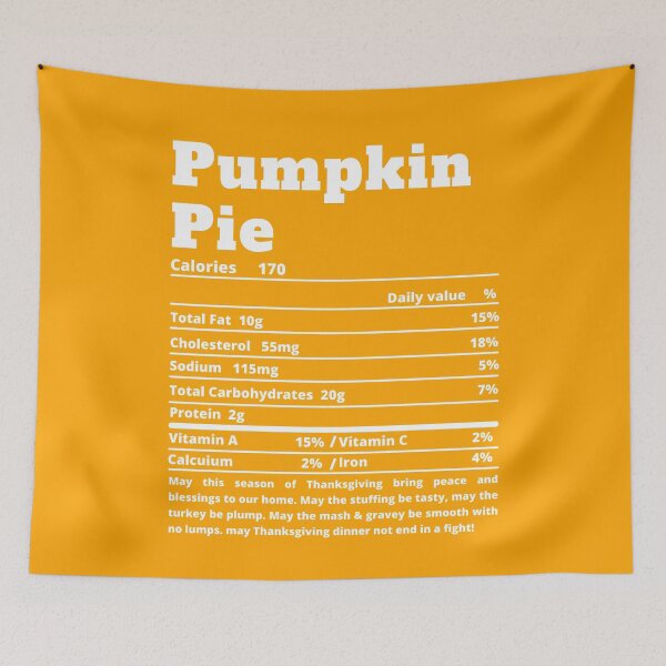 Item preview, Pumpkin Pie Nutritional Facts Funny Thanksgiving Food designed and sold by MoMasry.