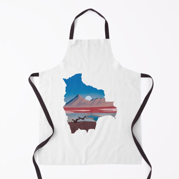 Item preview, Bolivia map and landscape designed and sold by landscapeworlds.