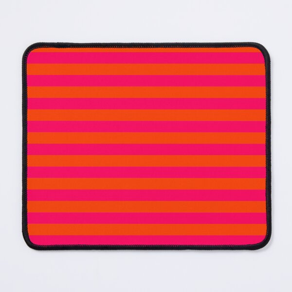 Item preview, Orange Pop and Hot Neon Pink Horizontal Stripes designed and sold by podartist.