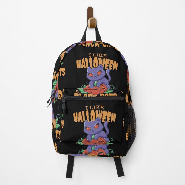 Item preview, I Like Halloween And Black Cats Pumpkin designed and sold by Tig3rE.
