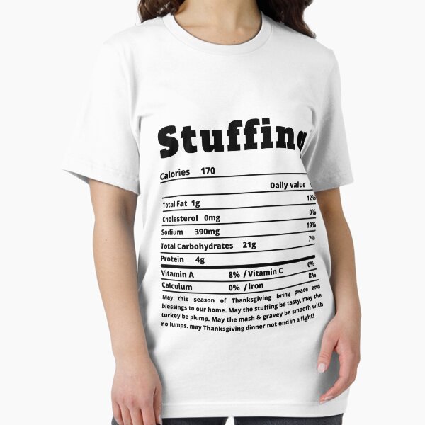 Item preview, Stuffing Nutritional Facts Funny Thanksgiving Food designed and sold by MoMasry.
