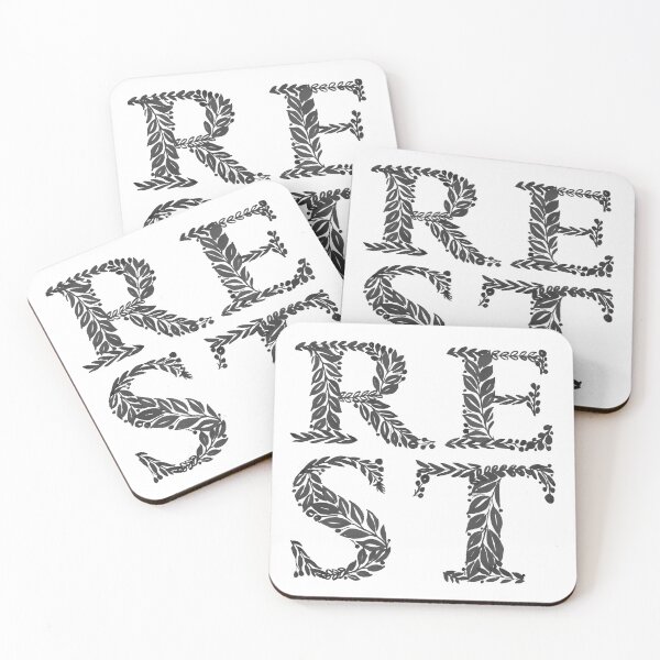 Item preview, Rest in black designed and sold by Rachel Dash-Williams Creative.