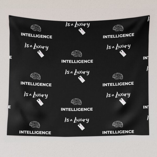 Item preview, Intelligence Is A Luxury-White Text designed and sold by Trendi61.