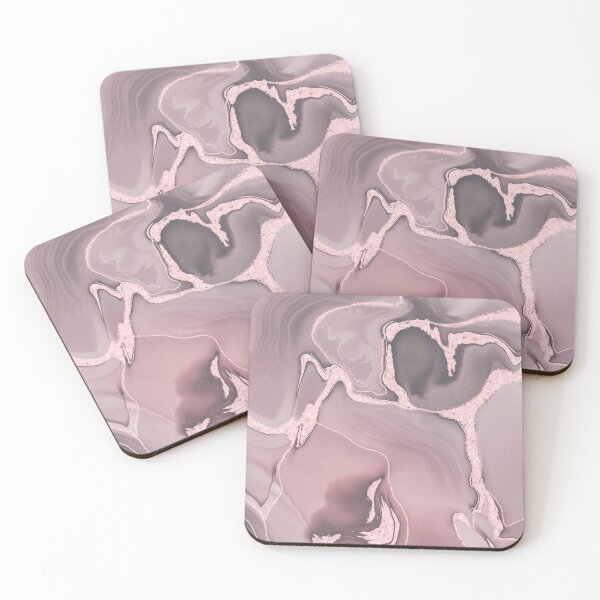 Item preview, Marbled Luxury Elegant Alcohol Ink Texture Blush Pink Rosegold designed and sold by artsandsoul.