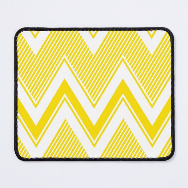 Item preview, Yellow and white zig zag pattern designed and sold by BLMcreations.
