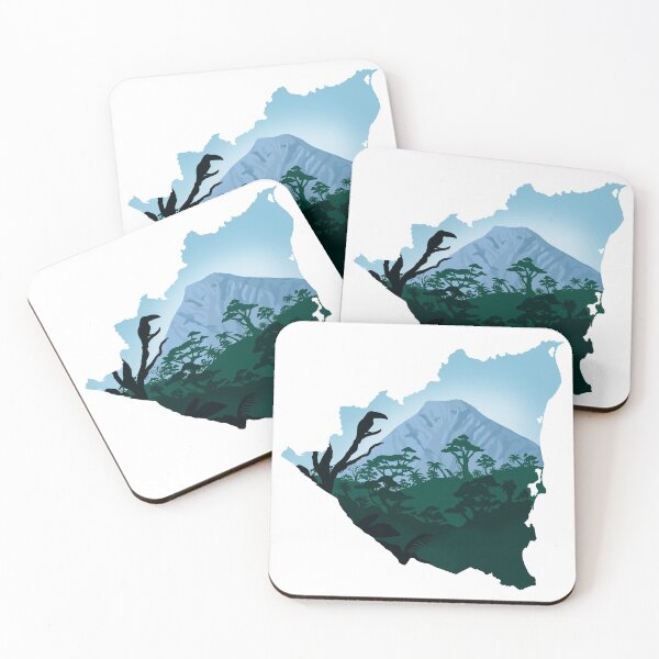 Item preview, Nicaragua map and landscape designed and sold by landscapeworlds.