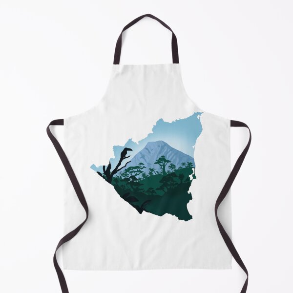 Item preview, Nicaragua map and landscape designed and sold by landscapeworlds.