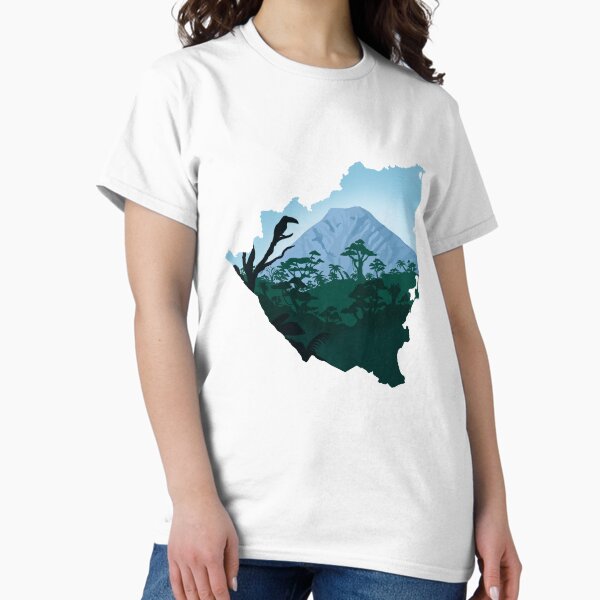 Item preview, Nicaragua map and landscape designed and sold by landscapeworlds.