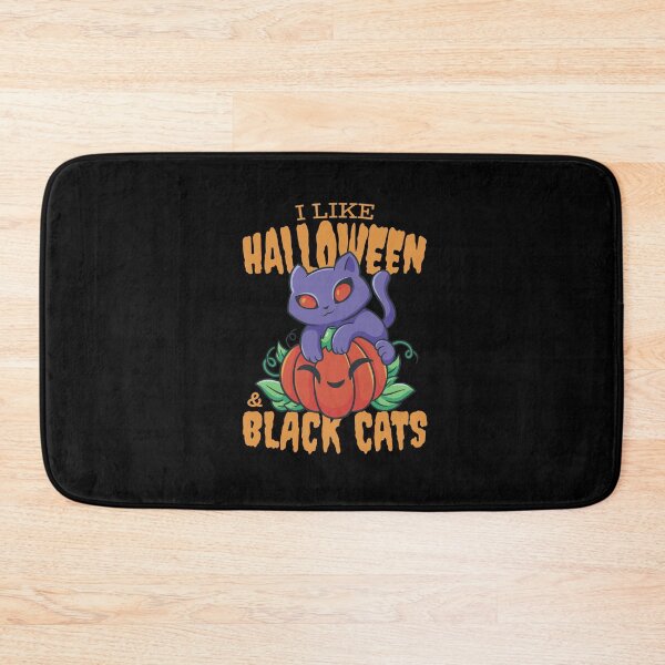Item preview, I Like Halloween And Black Cats Pumpkin designed and sold by Tig3rE.