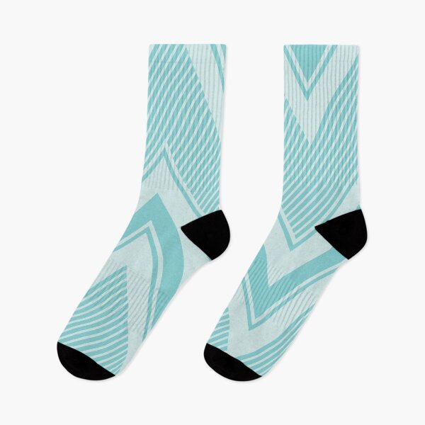 Item preview, Aqua blue zig zag pattern designed and sold by BLMcreations.