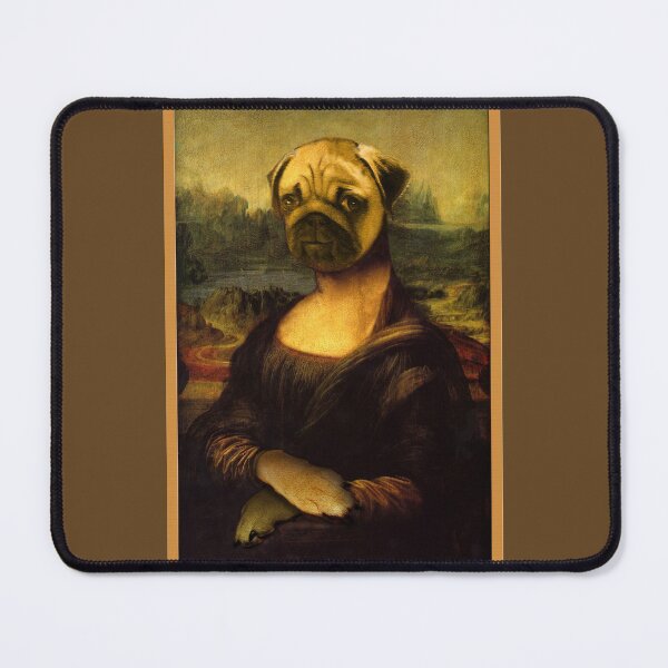 Item preview, Mona Lisa Pug designed and sold by Delfyn Studios.