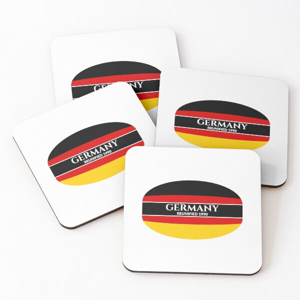 Item preview, Germany Reunified 1990 German Flag (White Text Version) designed and sold by Worldesigns by Artsiren.