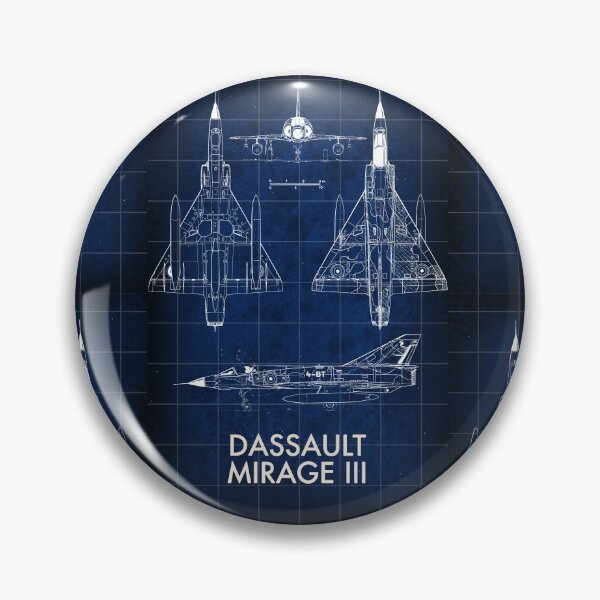 Artikelvorschau, Dassault Mirage Military Fighter Jet Bauplan entworfen und verkauft von Meek-Anime.
