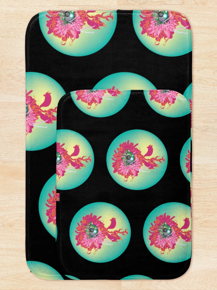 Thumbnail 5 of 6, Bath Mat, Bloom designed and sold by InfinitePathArt.