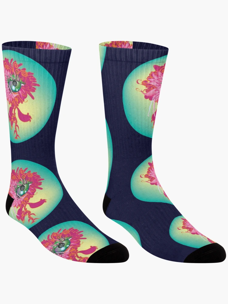Thumbnail 3 of 5, Socks, Bloom designed and sold by InfinitePathArt.
