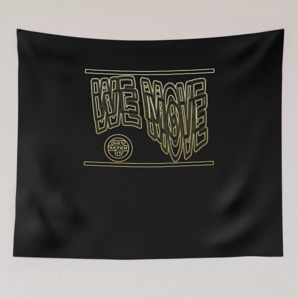 Item preview, We move ( get after it) aesthetic design by Code03. Golden version. Fye and cool t shirt designs.  designed and sold by Code03.