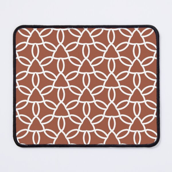 Item preview, Red Brown and White Tessellation Line Pattern 32 Coordinates w/ PPG 2022 Popular Color Ancient Copper PPG1063-7 - Colour Trends - Hue - Shade designed and sold by ColorOfTheYears.