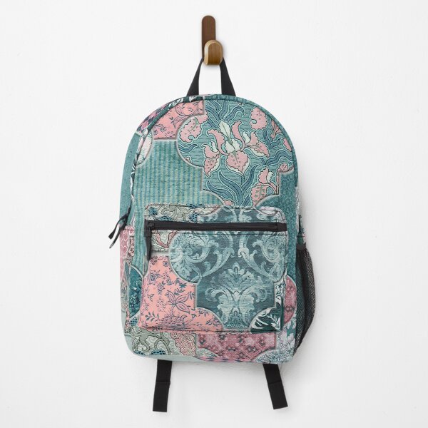 Item preview, Moroccan Tiles Teal Blue Pink designed and sold by Delinda Graphic Studio.
