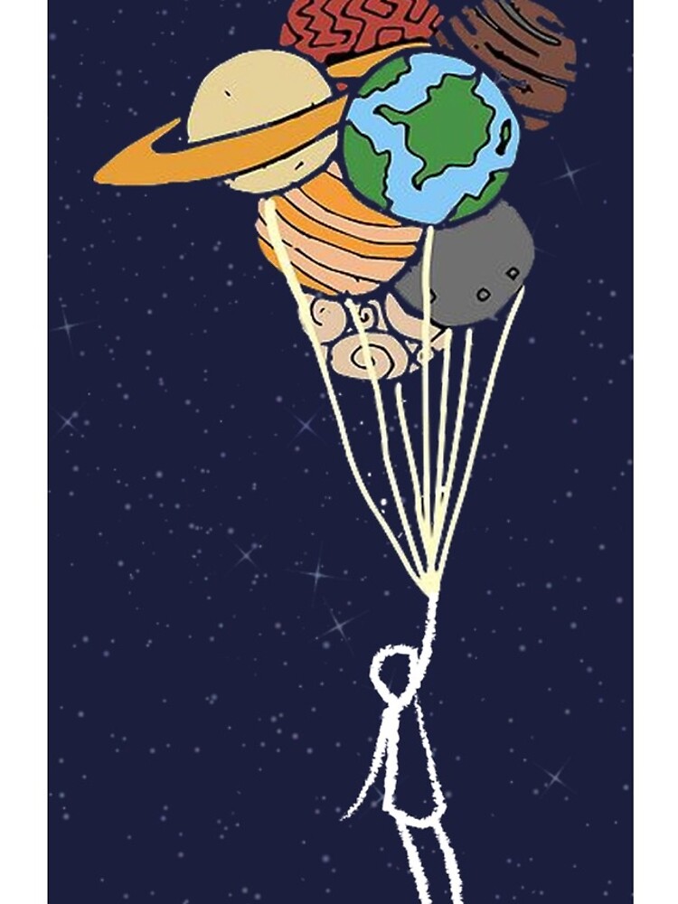 Cosmic Space Cartoon Planet Balloons by TaeKim17