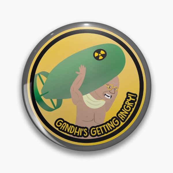 Item preview, Gandhi's Getting Angry! Nuclear Gandhi designed and sold by brainthought.