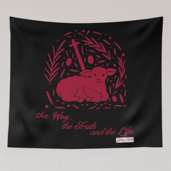 Item preview, Jesus The Way The Truth And The Life. Christian Easter Lamb designed and sold by Rebel-Design.