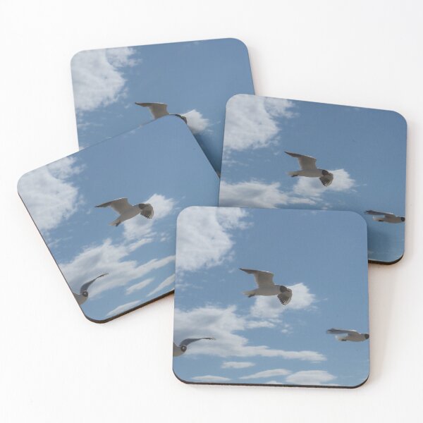 Item preview, Seagull flying at seaside in a warm sunny day designed and sold by Tae Mi.