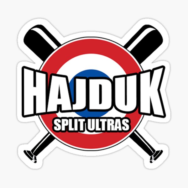 (4 Pack) Hajduk Split Croatia Vinyl Sticker Decal Die Cut Football Soccer  HNK