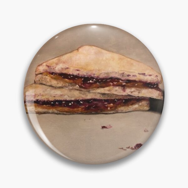 Artikelvorschau, PB & J Sandwich-Malerei entworfen und verkauft von Kathryn Davis.