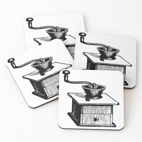 Item preview, Coffee Grinder - Vintage - Hand-drawn designed and sold by smnessen.