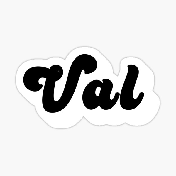 Item preview, Val Name Black and White designed and sold by weirdrelatives.