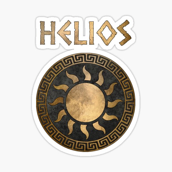 Artikel-Vorschau von Helios, griechischer Gott der Sonne, antikes Symbol, designt und verkauft von Agema Apparel.