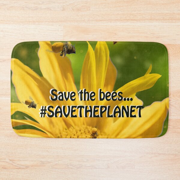 Item preview, Save the Bees Save the Planet designed and sold by A HauCkrafts.
