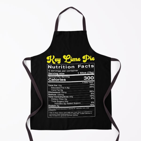 Item preview, Key Lime Pie Nutritional Facts designed and sold by KeysTreasures.