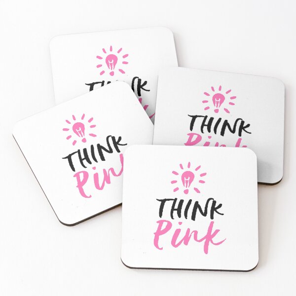 Item preview, Breast Cancer Awareness - Think Pink with Light bulb designed and sold by WearWolfDesigns.