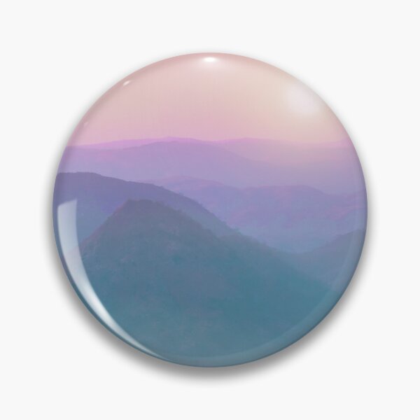 Item preview, Misty Blue Mountains with Pink Sky - Nature Around Us designed and sold by JulieSouster.
