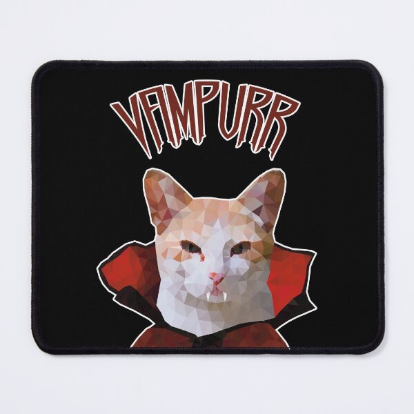 Item preview, Low Poly Halloween Vampurr Vampire Cat designed and sold by LowPolyGKDesign.