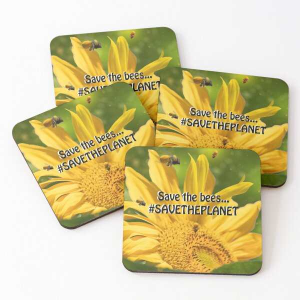 Item preview, Save the Bees Save the Planet designed and sold by A HauCkrafts.