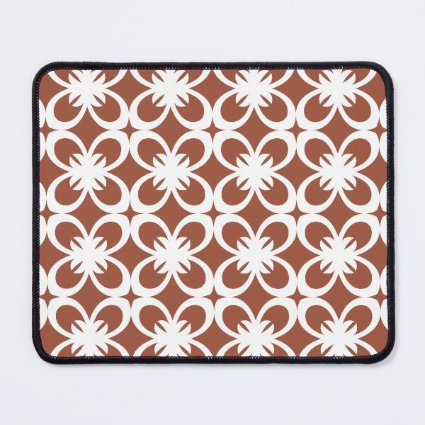 Item preview, Rust Red Brown and White Floral Flower Pattern Coordinates w/ PPG 2022 Popular Color Ancient Copper PPG1063-7 - Colour Trends - Hue - Shade designed and sold by ColorOfTheYears.
