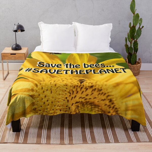 Item preview, Save the Bees Save the Planet designed and sold by A HauCkrafts.