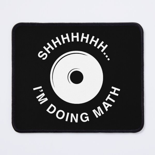 Item preview, Shhh I am Doing Math | Funny Weightlifting  designed and sold by motivationaltee.