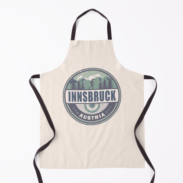 Item preview, Innsbruck Austria Alps Vintage Hiking Design designed and sold by CynthiaGraphics.