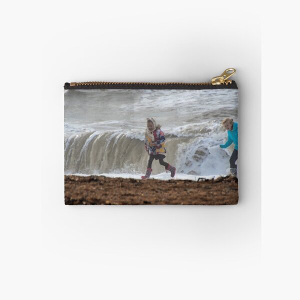 Item preview, Kids On The Beach At Burton Bradstock-Dorset UK designed and sold by lynn carter.