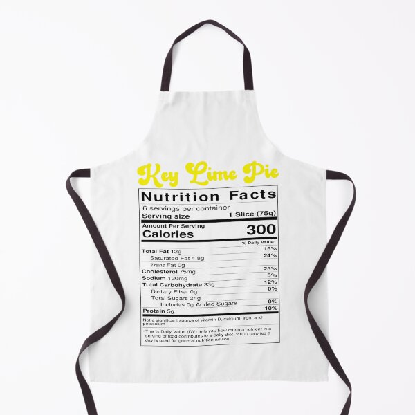 Item preview, Key Lime Pie Nutritional Facts designed and sold by KeysTreasures.