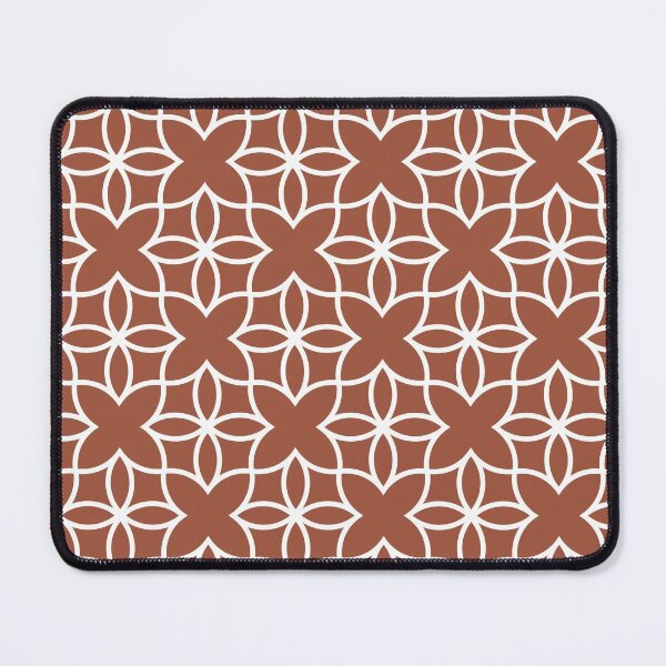 Item preview, Rust Red Brown and White Line Art Pattern 4 Coordinates w/ PPG 2022 Popular Color Ancient Copper PPG1063-7 - Colour Trends - Hue - Shade designed and sold by ColorOfTheYears.