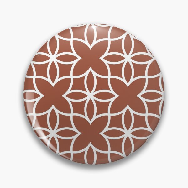 Item preview, Rust Red Brown and White Line Art Pattern 4 Coordinates w/ PPG 2022 Popular Color Ancient Copper PPG1063-7 - Colour Trends - Hue - Shade designed and sold by ColorOfTheYears.