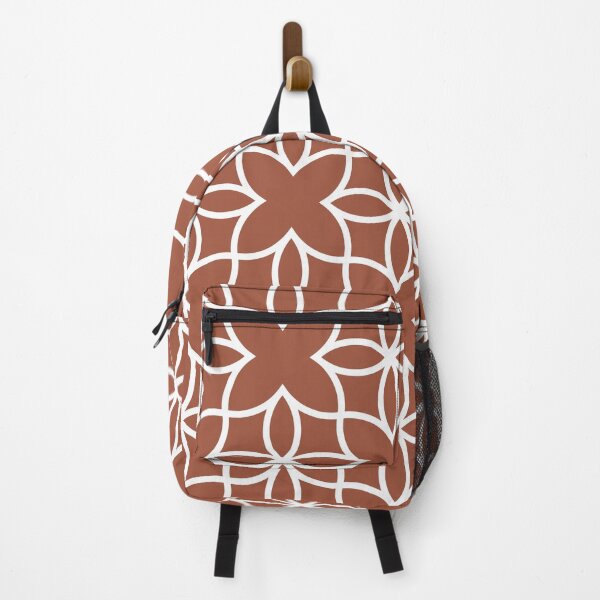Item preview, Rust Red Brown and White Line Art Pattern 4 Coordinates w/ PPG 2022 Popular Color Ancient Copper PPG1063-7 - Colour Trends - Hue - Shade designed and sold by ColorOfTheYears.