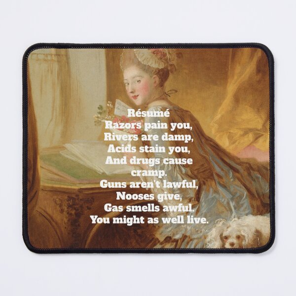 Item preview, Dorothy Parker - Resume designed and sold by VioletMil.