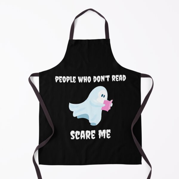 Item preview, People Who Don't Read Scare Me Halloween Ghost Book Nerd designed and sold by chloeinca.