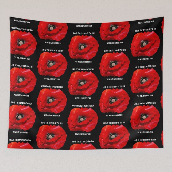 Item preview, And At The Setting Of The Sun, We Will Remember Them designed and sold by PetitePeche.